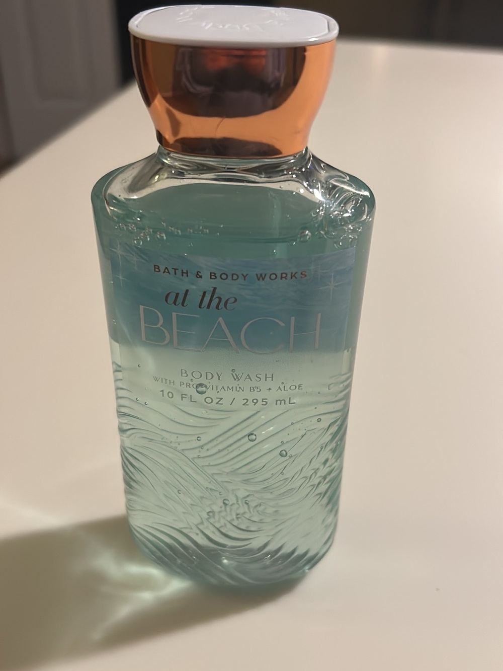 Bath & Body Works Al the Beach Body Wash - Aqua with Rose Gold Cap